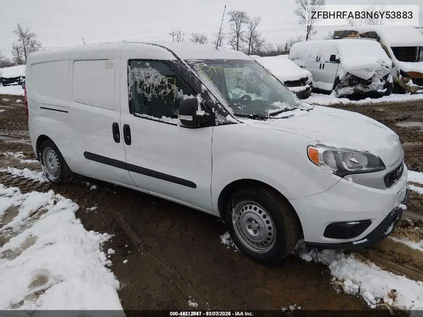ZFBHRFAB3N6Y53883 2022 Ram Promaster City Cargo Van