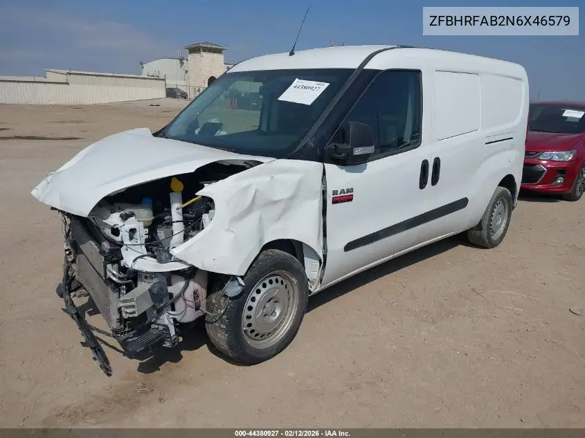 ZFBHRFAB2N6X46579 2022 Ram Promaster City Cargo Van