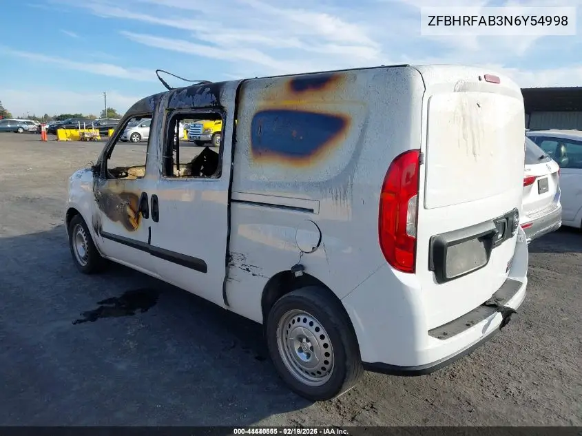 ZFBHRFAB3N6Y54998 2022 Ram Promaster City Cargo Van