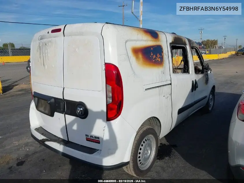 ZFBHRFAB3N6Y54998 2022 Ram Promaster City Cargo Van