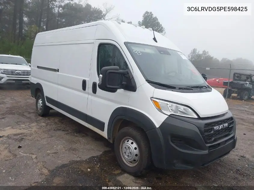 3C6LRVDG5PE598425 2023 Ram Promaster 2500 High Roof 159 Wb