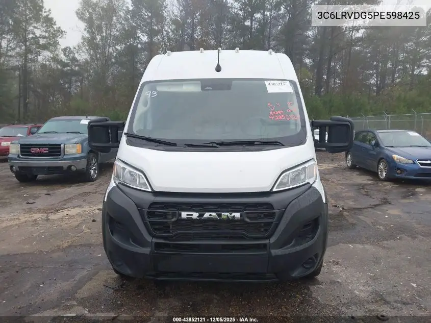 3C6LRVDG5PE598425 2023 Ram Promaster 2500 High Roof 159 Wb