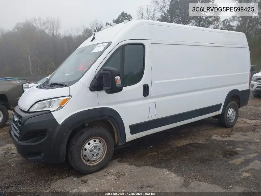 3C6LRVDG5PE598425 2023 Ram Promaster 2500 High Roof 159 Wb