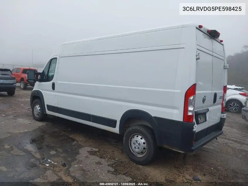 3C6LRVDG5PE598425 2023 Ram Promaster 2500 High Roof 159 Wb