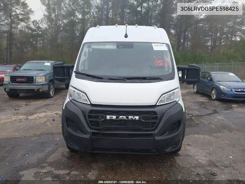 3C6LRVDG5PE598425 2023 Ram Promaster 2500 High Roof 159 Wb