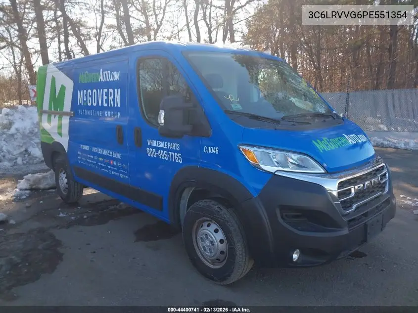 3C6LRVVG6PE551354 2023 Ram Promaster 2500 Low Roof 136 Wb