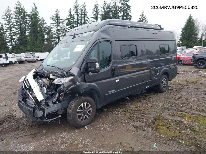 3C6MRVJG9PE508251 2023 Ram Promaster 3500 Cargo Van High Roof 159 Wb Ext