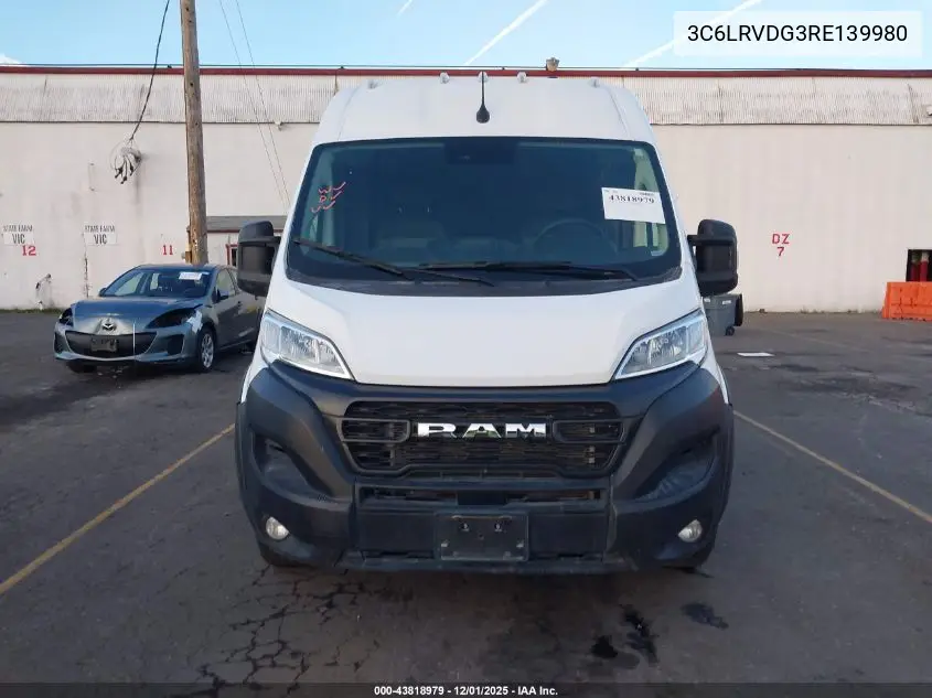 3C6LRVDG3RE139980 2024 Ram Promaster 2500 Tradesman High Roof 159 Wb W/Pass Seat