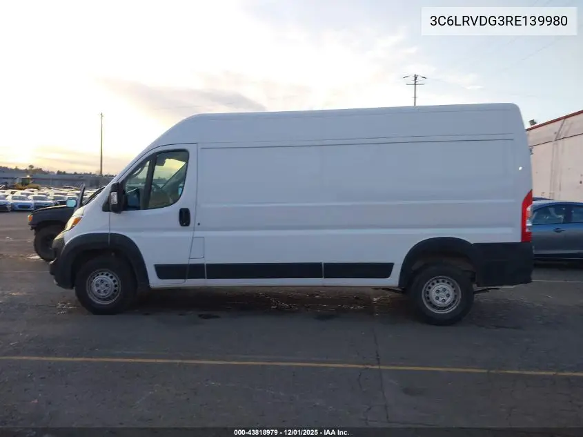 3C6LRVDG3RE139980 2024 Ram Promaster 2500 Tradesman High Roof 159 Wb W/Pass Seat