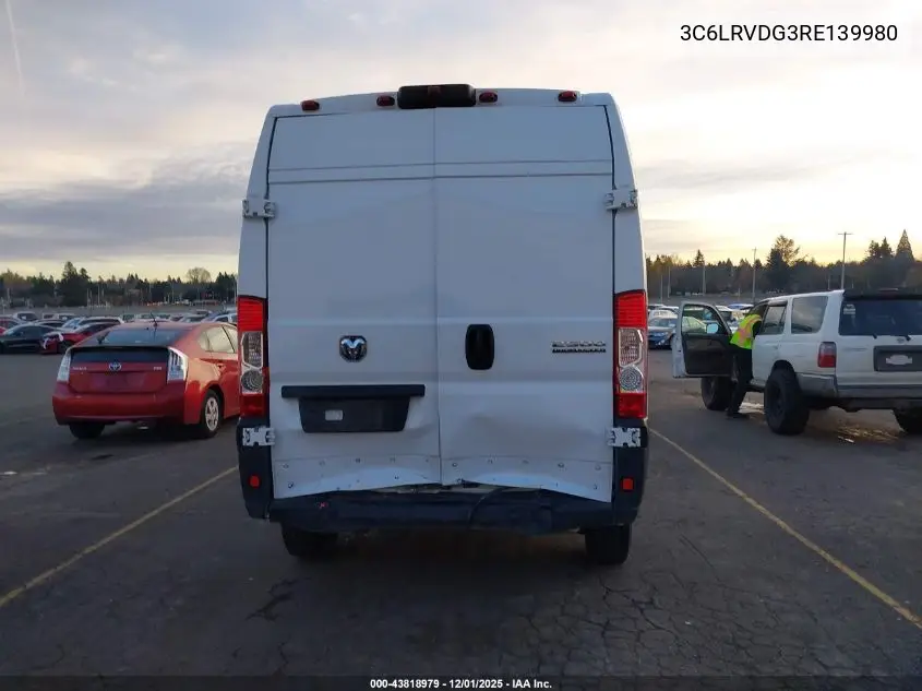 3C6LRVDG3RE139980 2024 Ram Promaster 2500 Tradesman High Roof 159 Wb W/Pass Seat