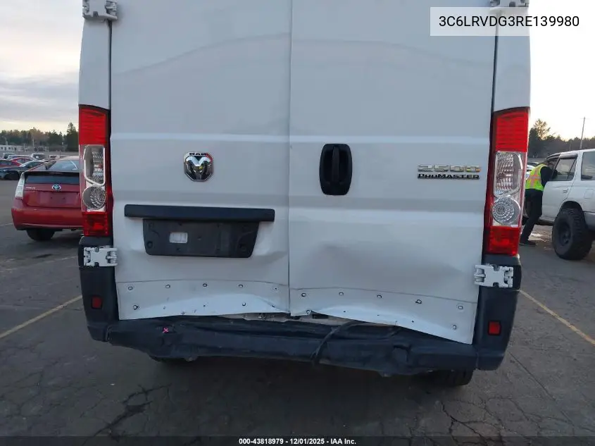 3C6LRVDG3RE139980 2024 Ram Promaster 2500 Tradesman High Roof 159 Wb W/Pass Seat