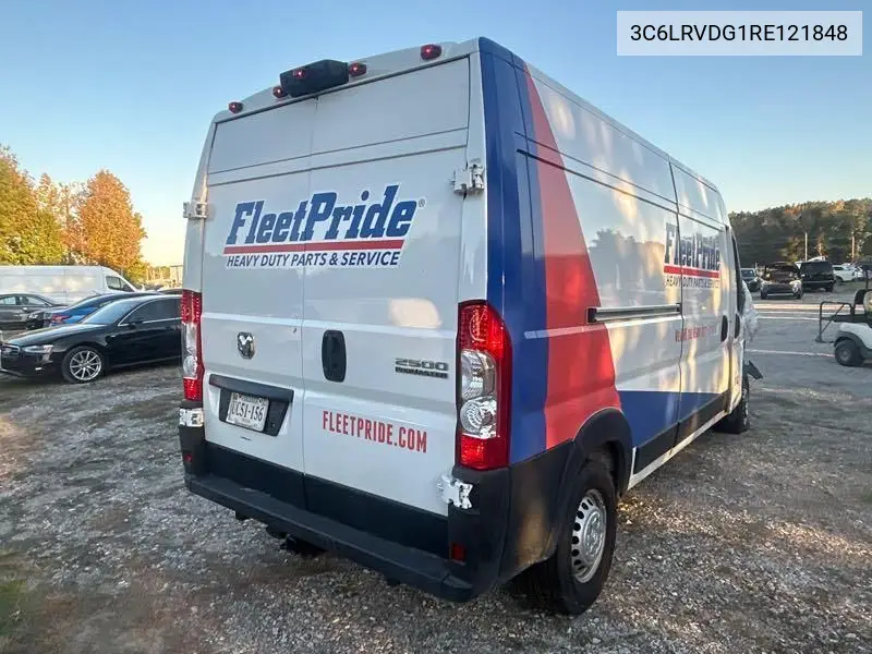 3C6LRVDG1RE121848 2024 Ram Promaster 2500 Tradesman High Roof 159 Wb W/Pass Seat