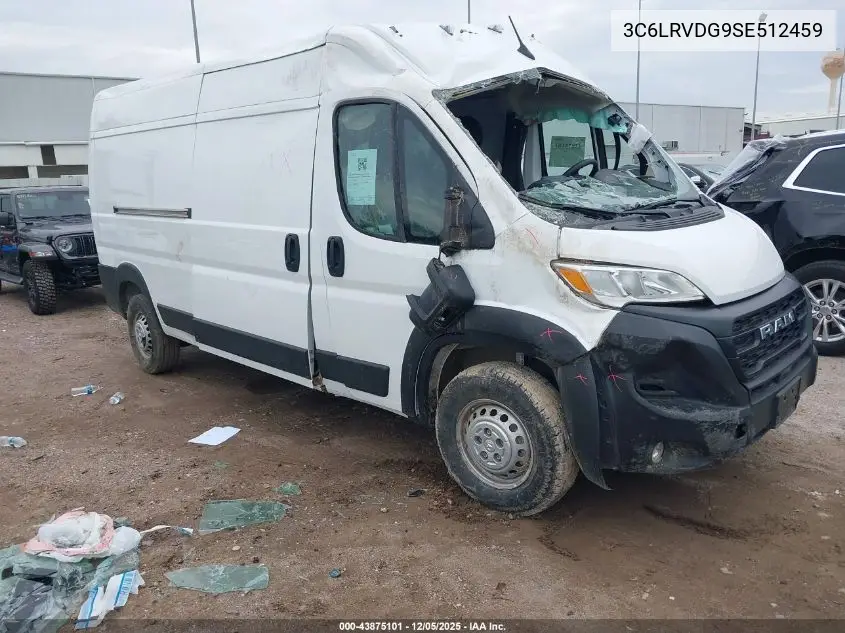3C6LRVDG9SE512459 2025 Ram Promaster 2500 Tradesman High Roof 159 Wb W/Pass Seat