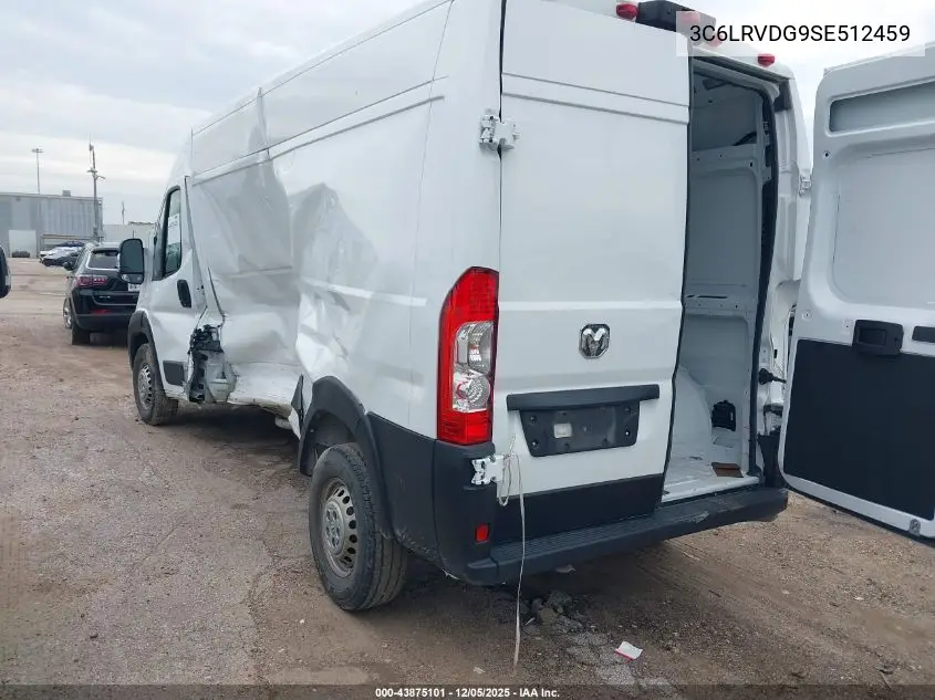 3C6LRVDG9SE512459 2025 Ram Promaster 2500 Tradesman High Roof 159 Wb W/Pass Seat