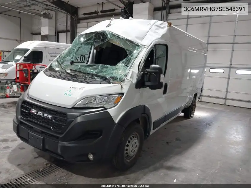 3C6MRVHG7SE548391 2025 Ram Promaster 3500 Tradesman High Roof 159 Wb W/Pass Seat