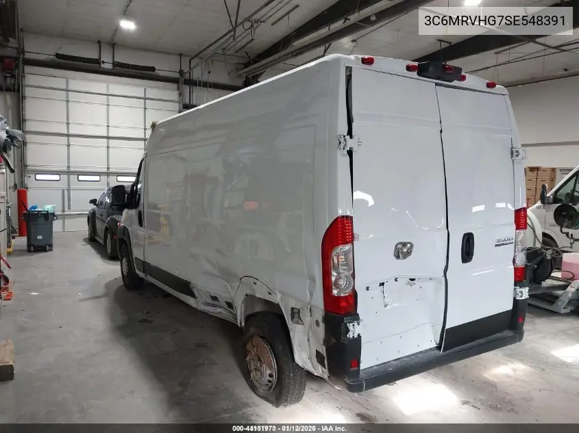 3C6MRVHG7SE548391 2025 Ram Promaster 3500 Tradesman High Roof 159 Wb W/Pass Seat