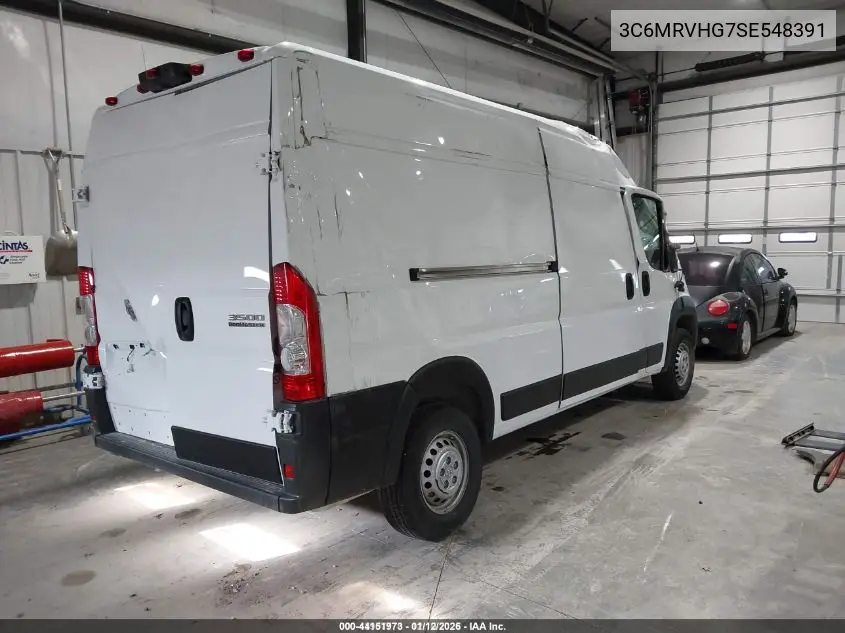 3C6MRVHG7SE548391 2025 Ram Promaster 3500 Tradesman High Roof 159 Wb W/Pass Seat