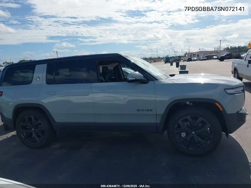 7PDSGBBA7SN072141 2025 Rivian R1S Adventure Dual Motor Large Pack/Adventure Dual Motor Max Pack