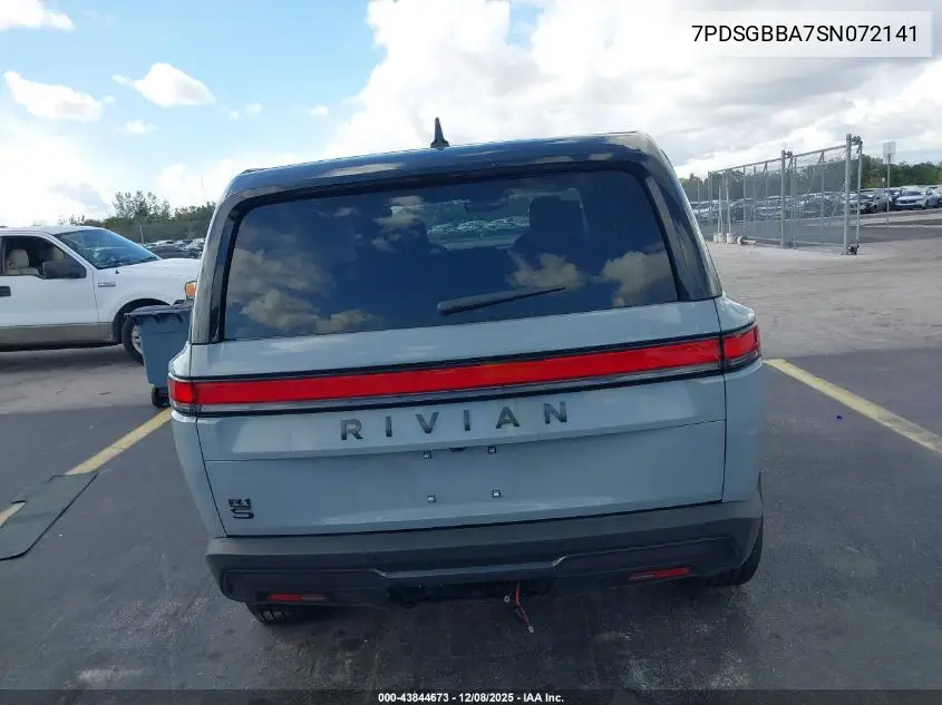 7PDSGBBA7SN072141 2025 Rivian R1S Adventure Dual Motor Large Pack/Adventure Dual Motor Max Pack