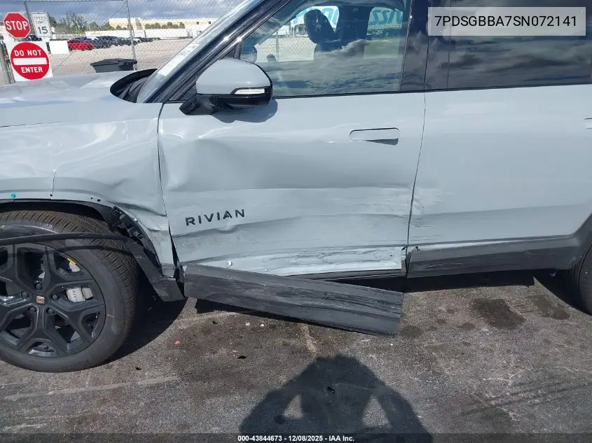 7PDSGBBA7SN072141 2025 Rivian R1S Adventure Dual Motor Large Pack/Adventure Dual Motor Max Pack