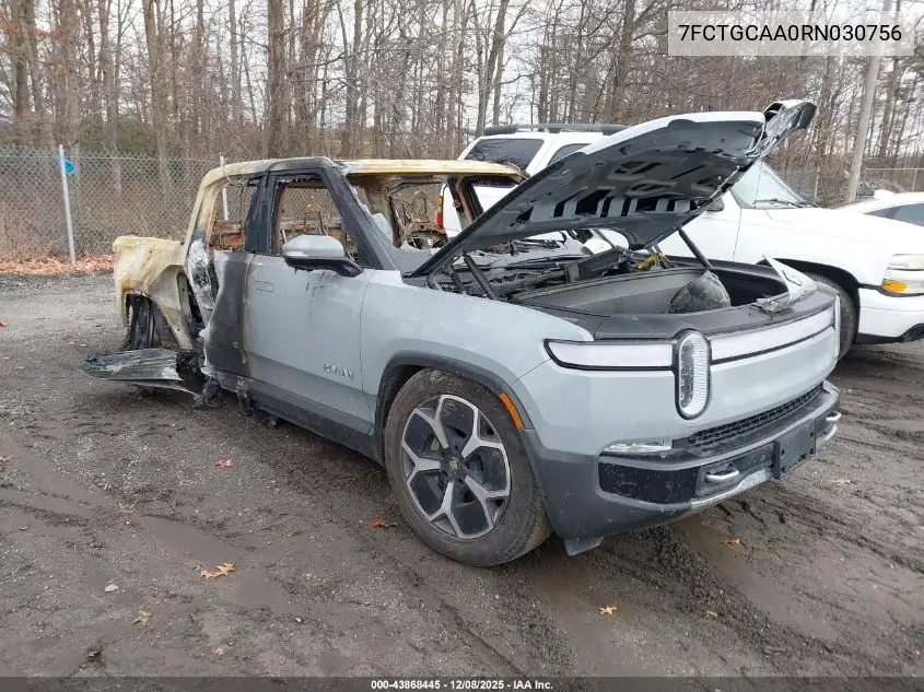 7FCTGCAA0RN030756 2024 Rivian R1T Adventure Dual Motor Max Pack/Adventure Dual Motor Perf Max Pack