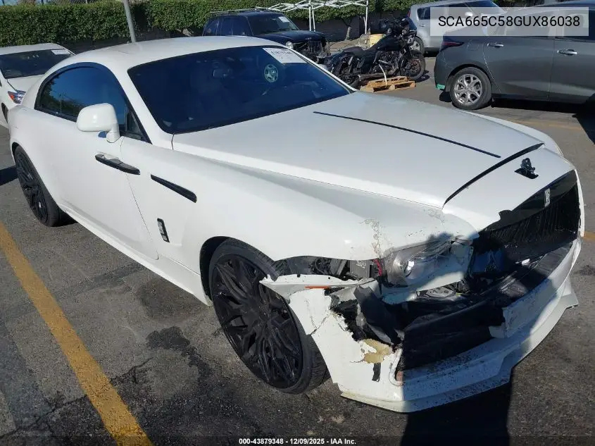 SCA665C58GUX86038 2016 Rolls-Royce Wraith