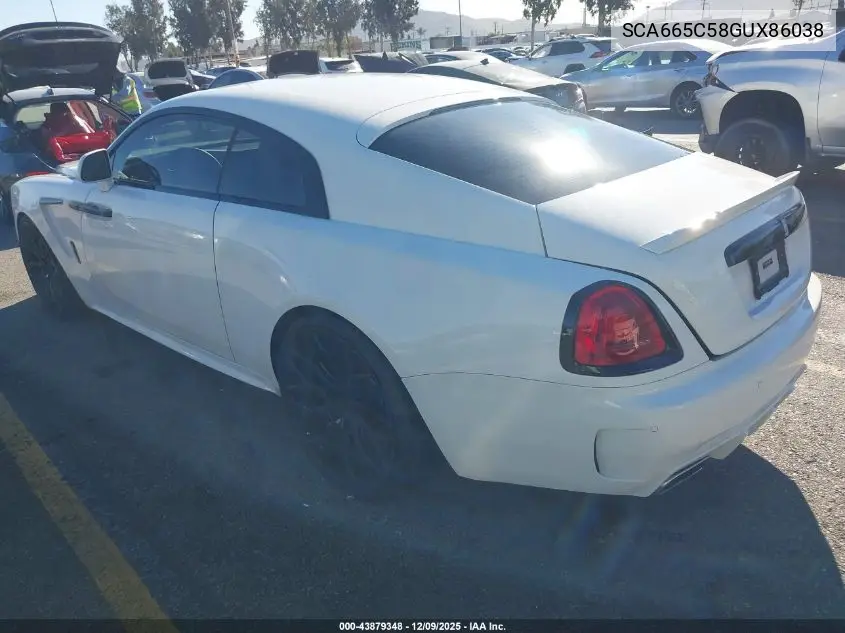 SCA665C58GUX86038 2016 Rolls-Royce Wraith