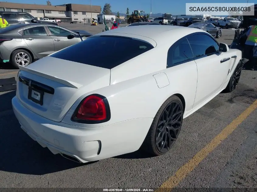 SCA665C58GUX86038 2016 Rolls-Royce Wraith