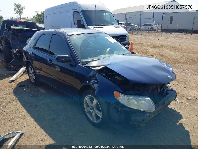 2005 Saab 9-2X Linear VIN: JF4GG61635H057570 Lot: 40264062