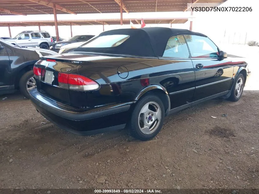 YS3DD75N0X7022206 1999 Saab 9-3