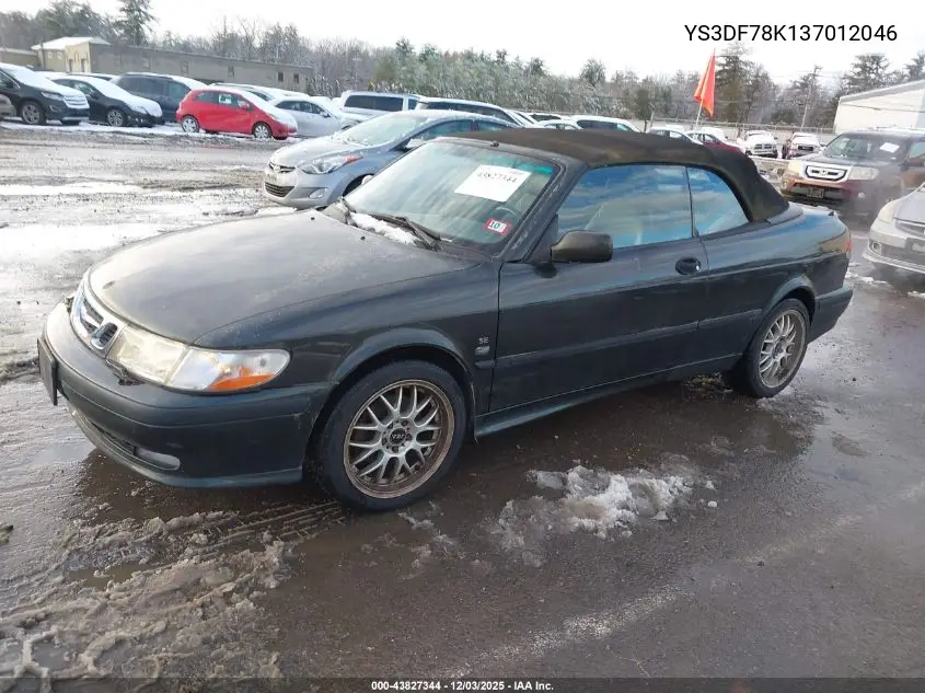YS3DF78K137012046 2003 Saab 9-3 Se