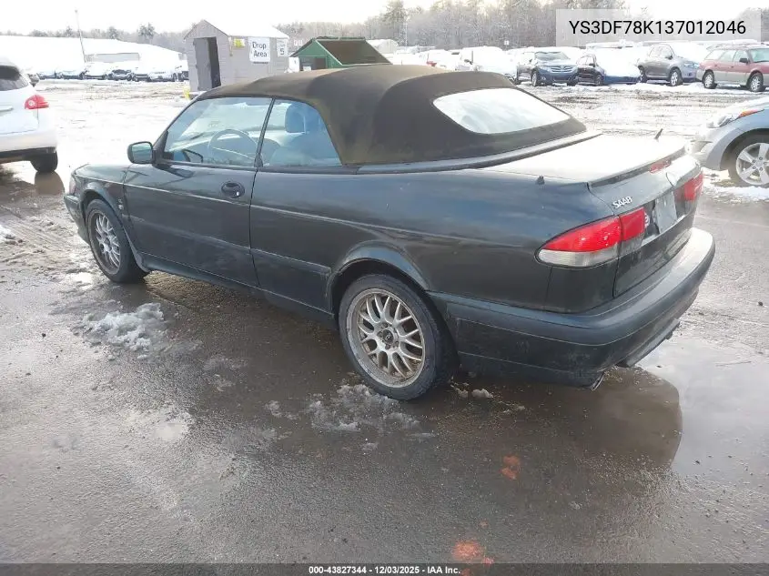 YS3DF78K137012046 2003 Saab 9-3 Se