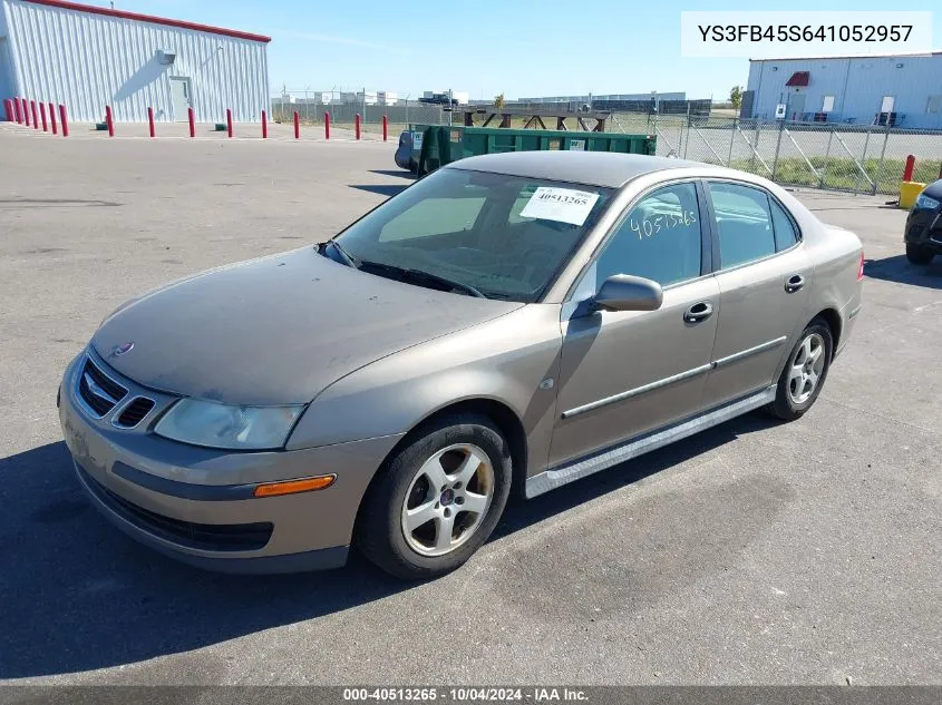 YS3FB45S641052957 2004 Saab 9-3 Linear