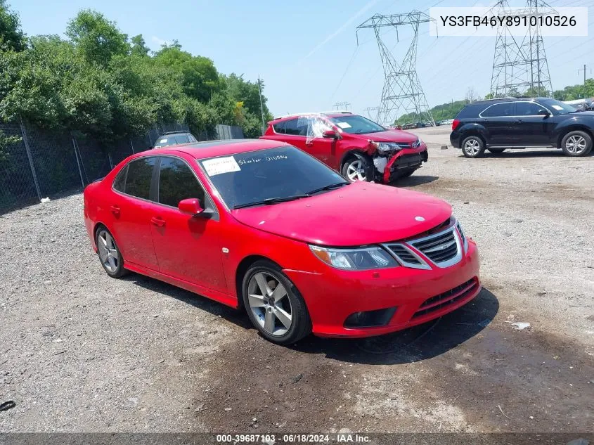 YS3FB46Y891010526 2009 Saab 9-3 2.0T