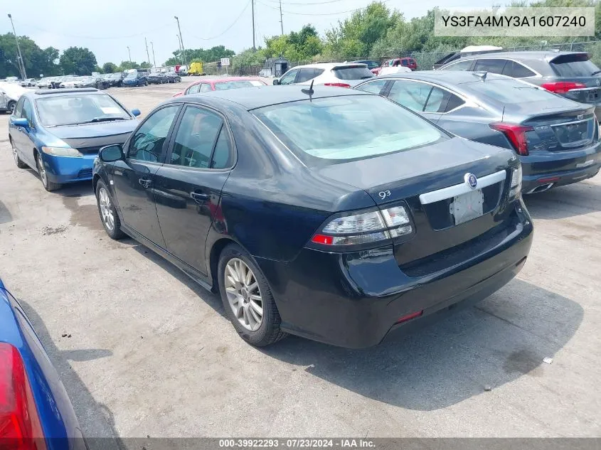 YS3FA4MY3A1607240 2010 Saab 9-3