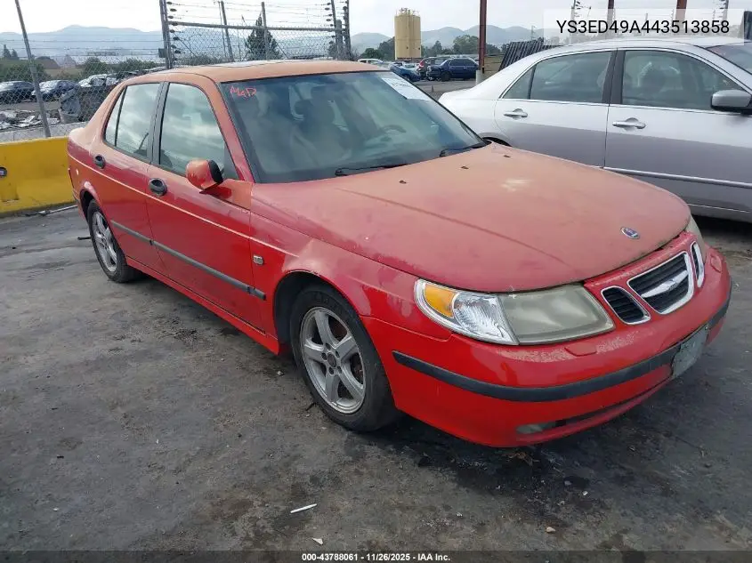 YS3ED49A443513858 2004 Saab 9-5 Arc