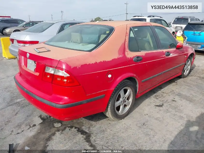 YS3ED49A443513858 2004 Saab 9-5 Arc