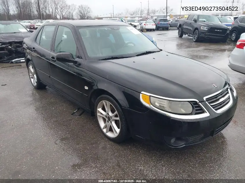 YS3ED49G273504522 2007 Saab 9-5 2.3T