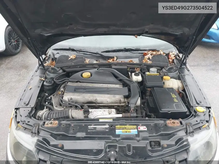 YS3ED49G273504522 2007 Saab 9-5 2.3T
