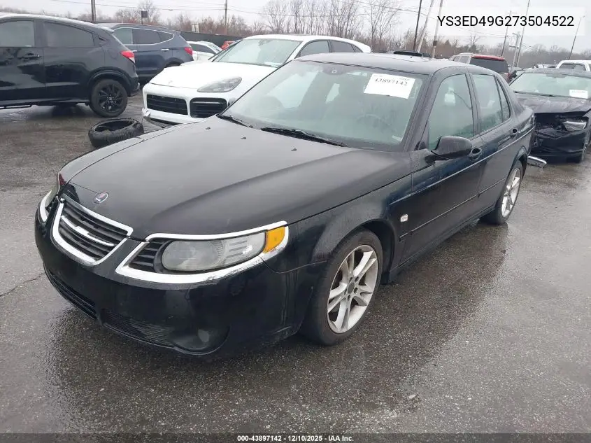 YS3ED49G273504522 2007 Saab 9-5 2.3T