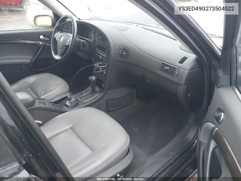 YS3ED49G273504522 2007 Saab 9-5 2.3T
