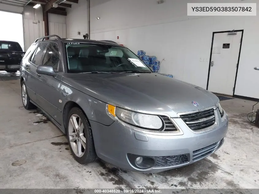 YS3ED59G383507842 2008 Saab 9-5 2.3T