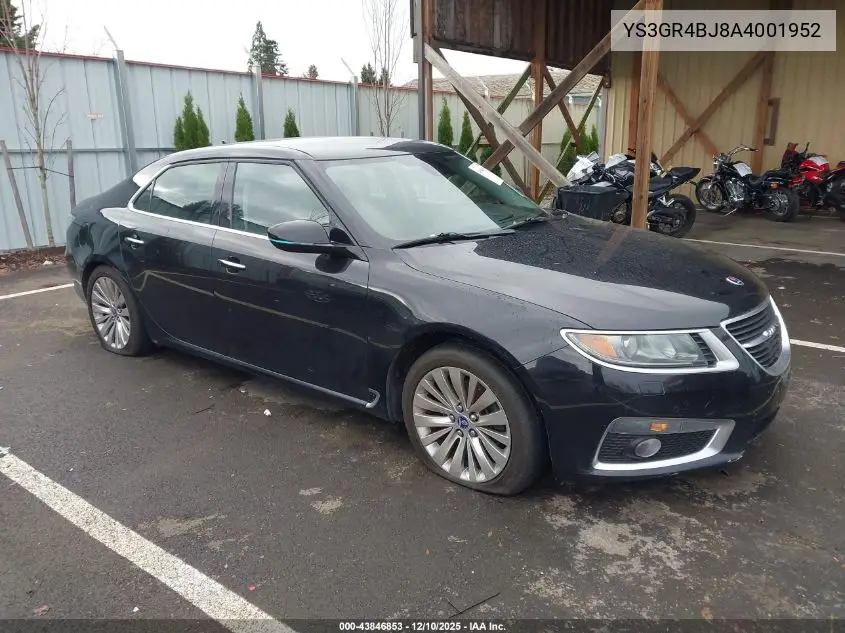 YS3GR4BJ8A4001952 2010 Saab 9-5 Aero
