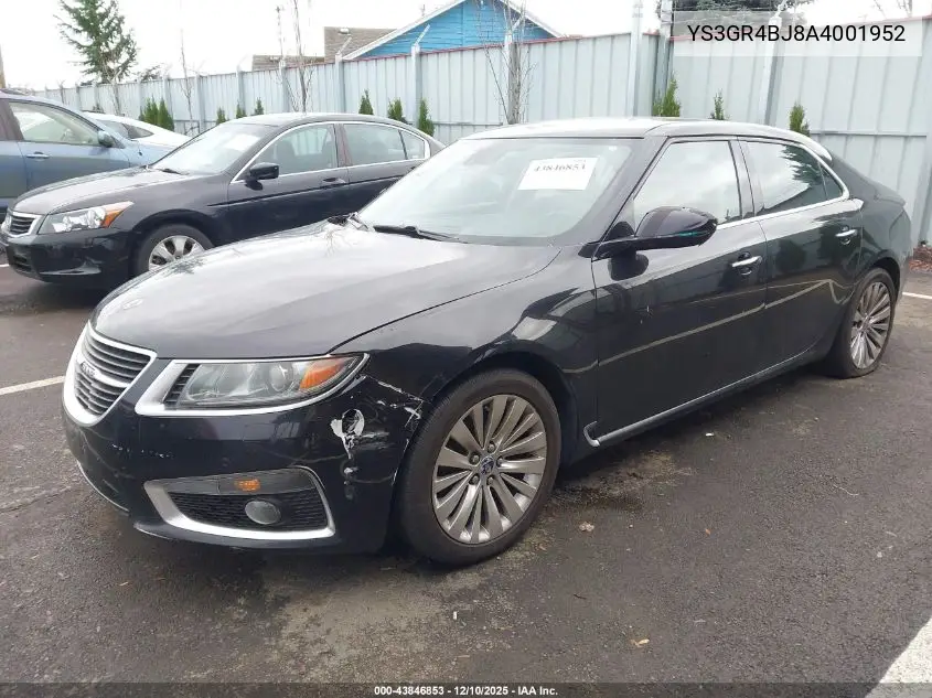 YS3GR4BJ8A4001952 2010 Saab 9-5 Aero