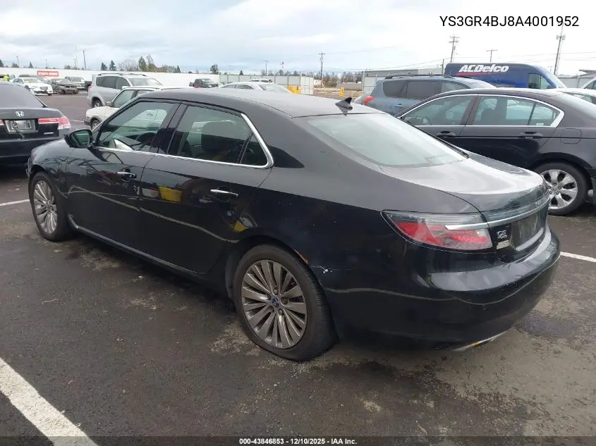 YS3GR4BJ8A4001952 2010 Saab 9-5 Aero