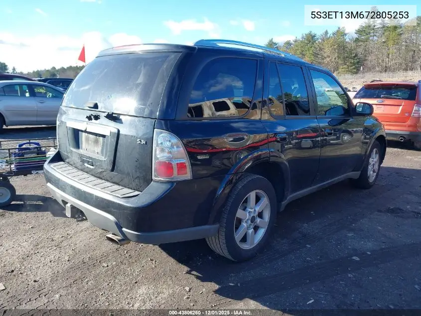 5S3ET13M672805253 2007 Saab 9-7X 5.3I