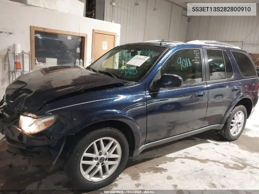 5S3ET13S282800910 2008 Saab 9-7X 4.2I