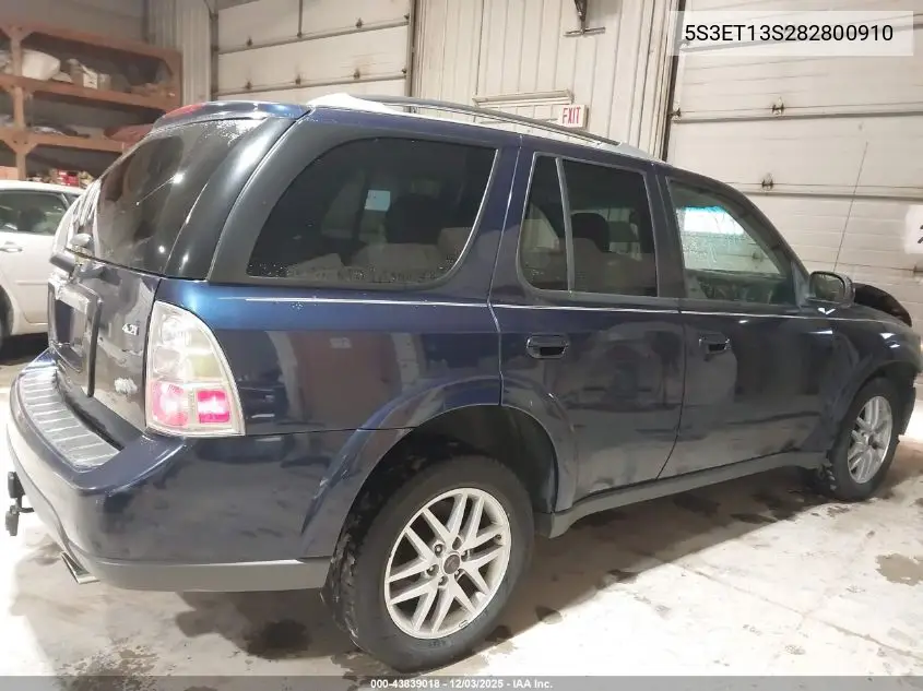 5S3ET13S282800910 2008 Saab 9-7X 4.2I