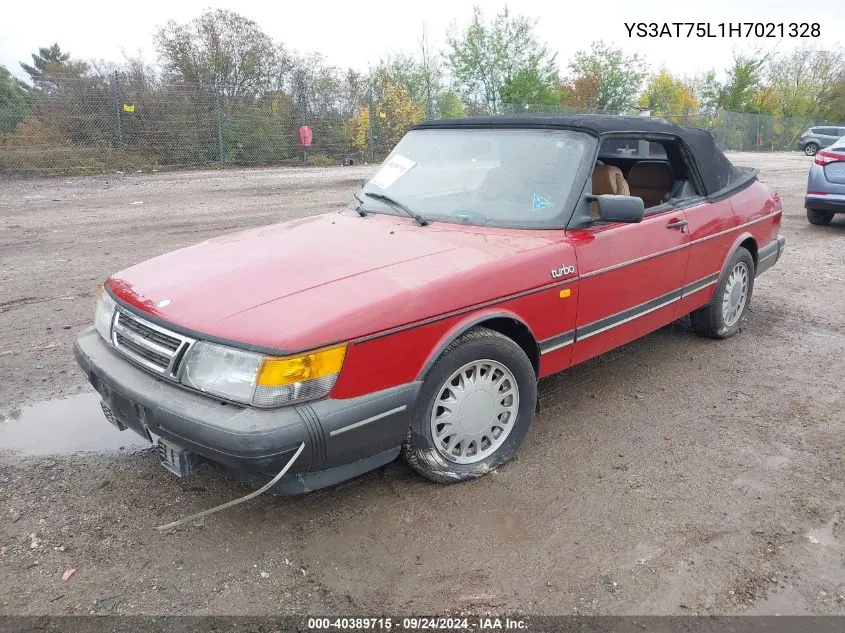 YS3AT75L1H7021328 1987 Saab 900