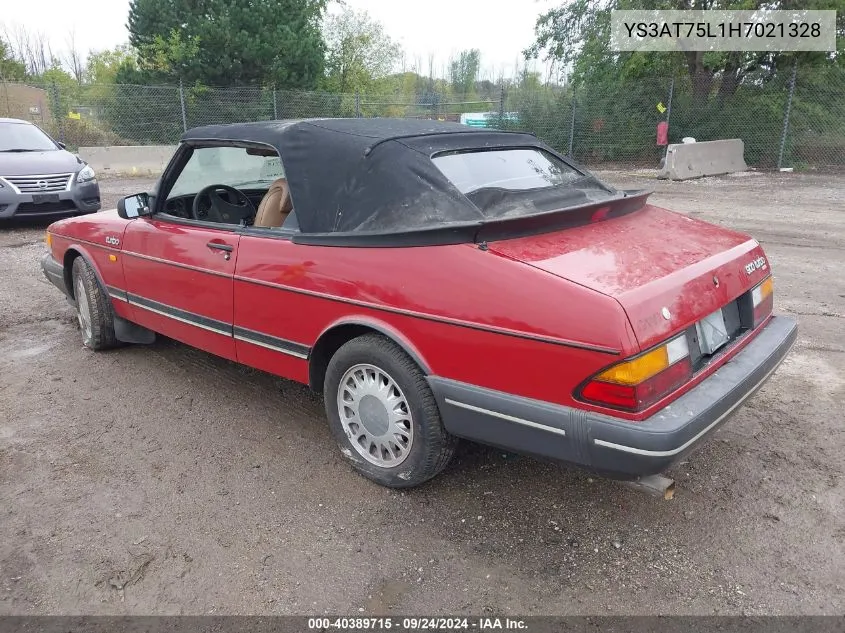 YS3AT75L1H7021328 1987 Saab 900